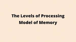 What Are The Levels Of Processing Theory?